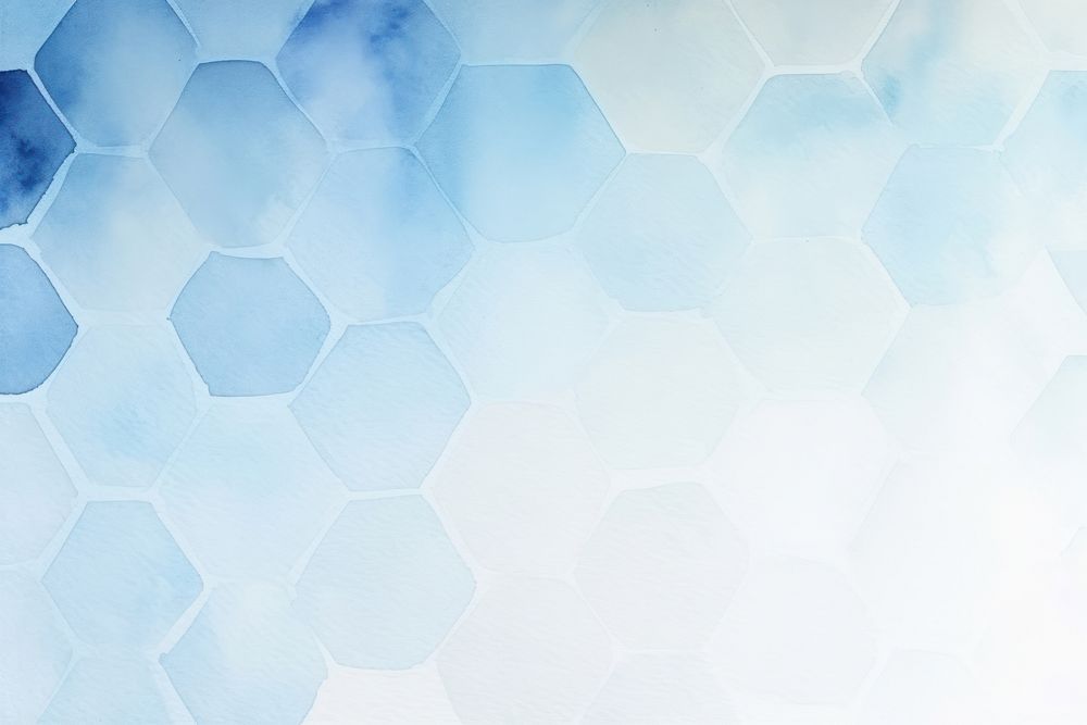 White and light blue hexagon backgrounds texture honeycomb.