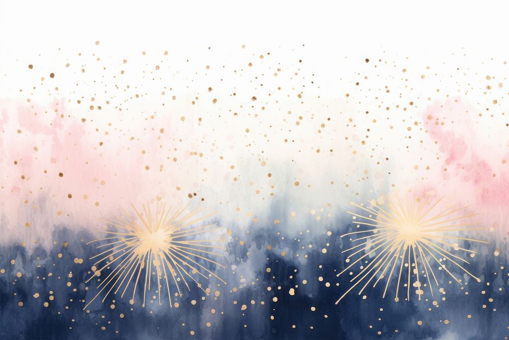 Fireworks watercolor background backgrounds outdoors celebration.