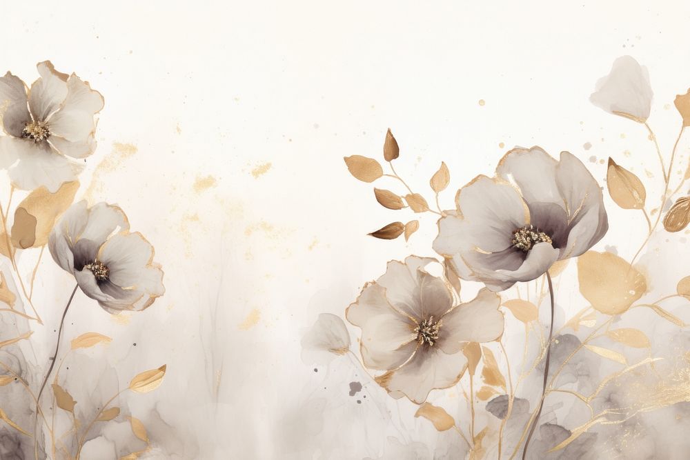 Minimal floral backgrounds painting pattern.
