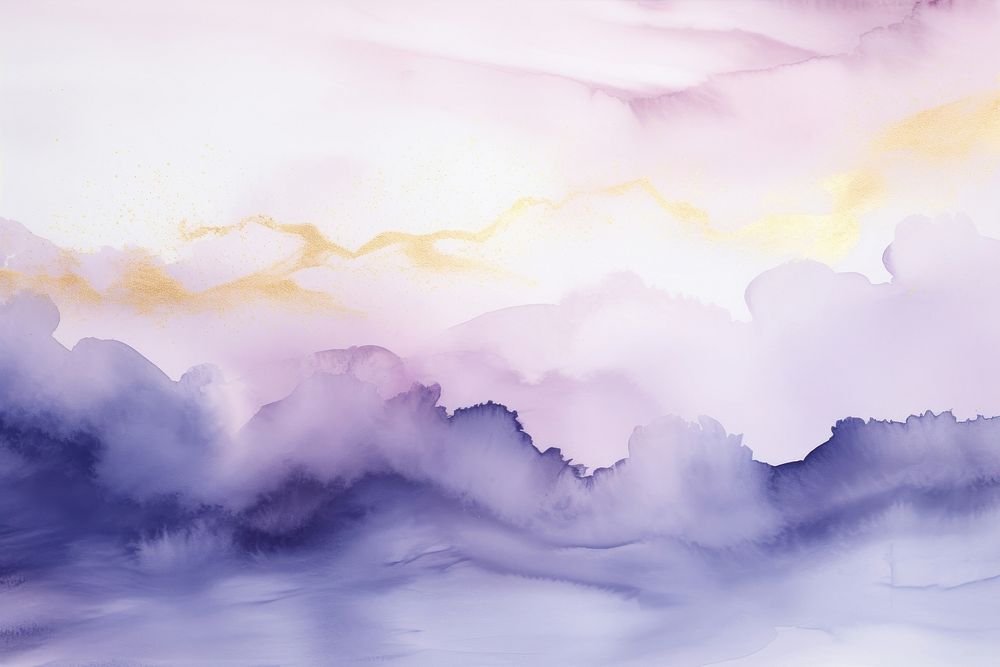 Lavender watercolor background painting backgrounds nature.