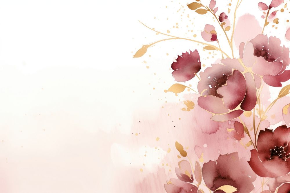 Roses watercolor background backgrounds pattern flower.