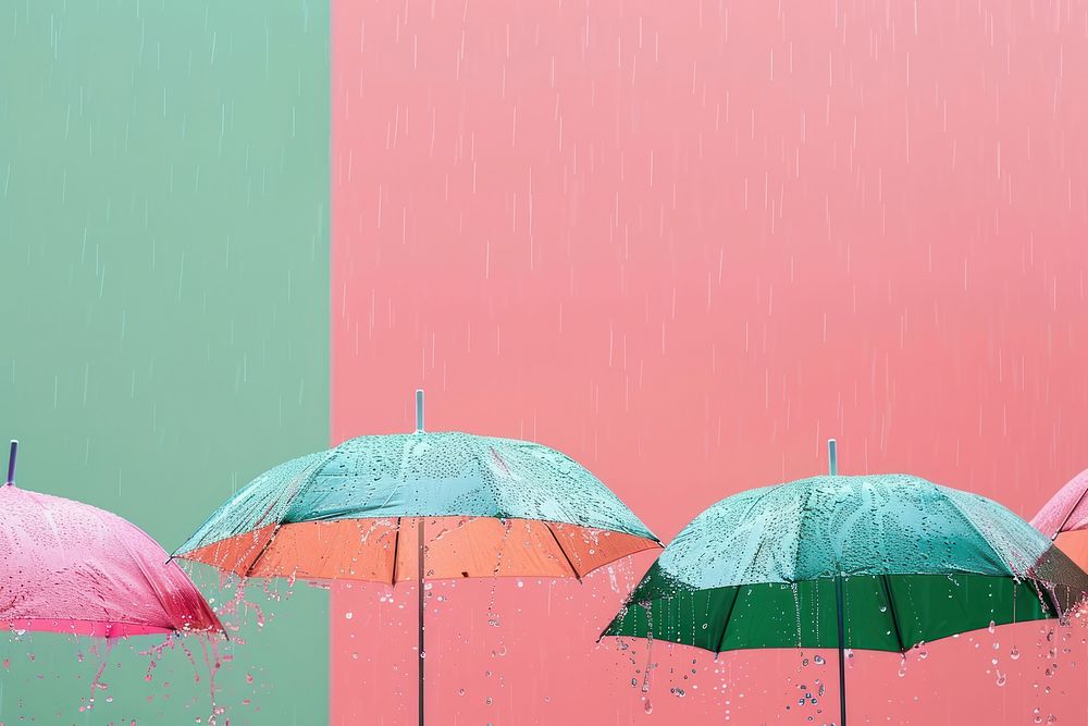 Swiss design minimal art of rain backgrounds protection sheltering.