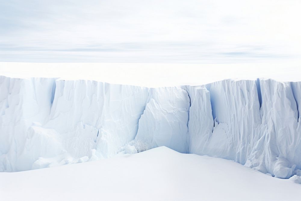 Antarctic border mountain outdoors glacier.