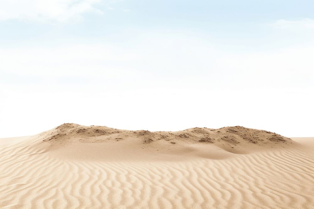 Sand outdoors horizon desert.