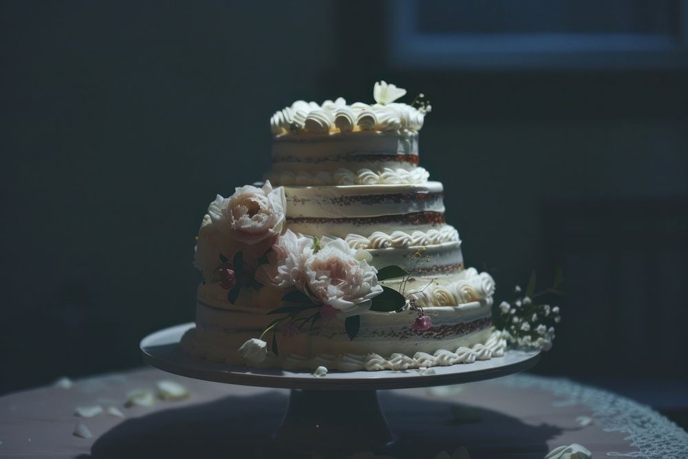 Wedding cake dessert food confectionery.