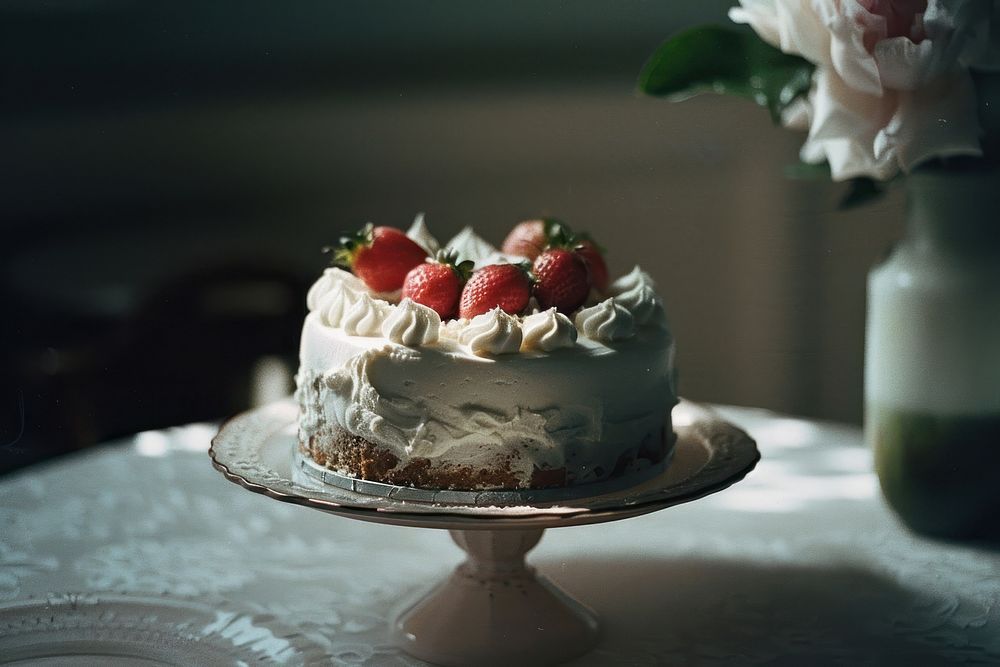 Wedding cake dessert cream table.