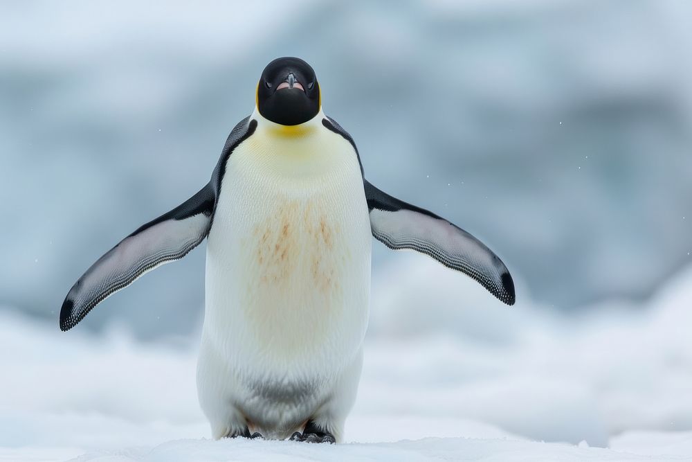 Emperor penguin wildlife animal bird.
