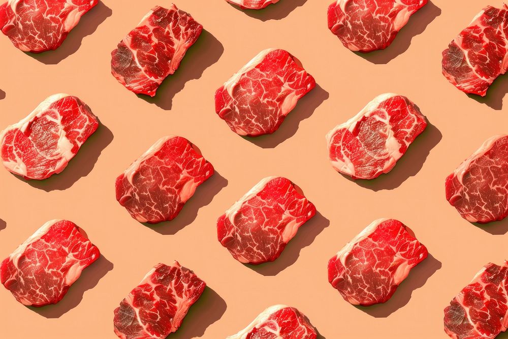 Meat steak backgrounds pattern food.