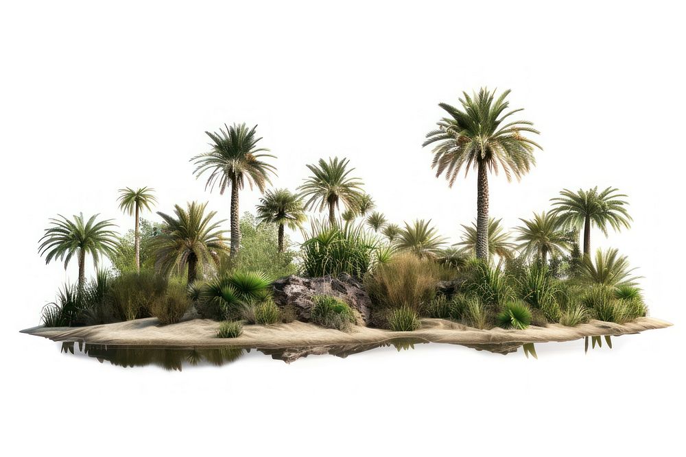 Arabia oasis border vegetation outdoors nature.