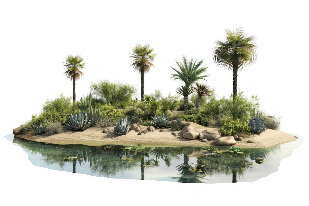 Sahara desert oasis border outdoors nature plant.