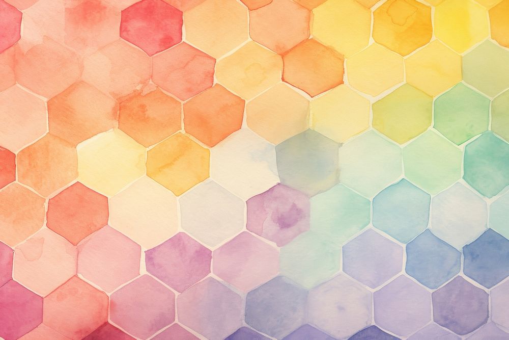 Colorful hexagon backgrounds honeycomb pattern.