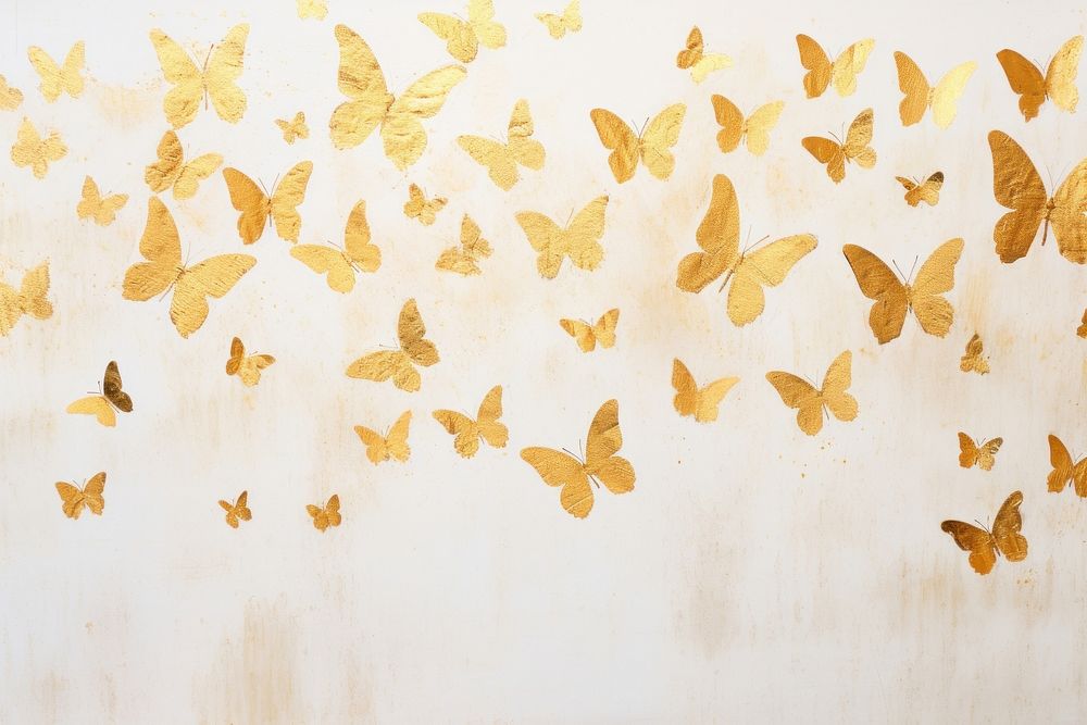 Gold butteflies backgrounds butterfly animal.