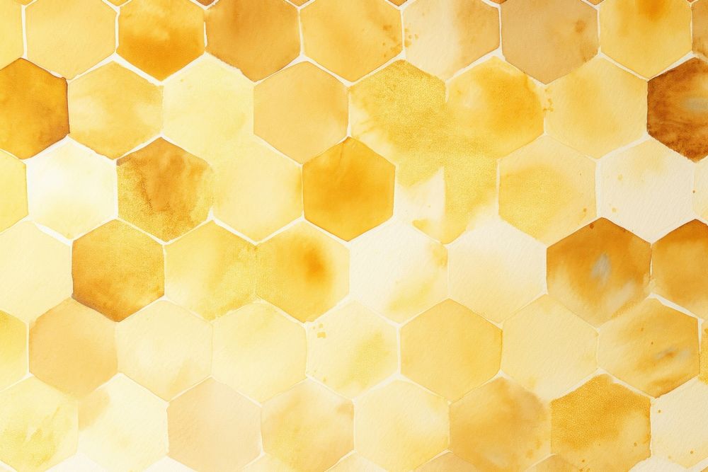 Gold hexagon backgrounds honeycomb texture.