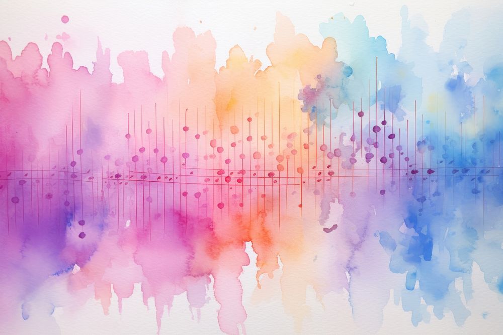 Music backgrounds painting purple.