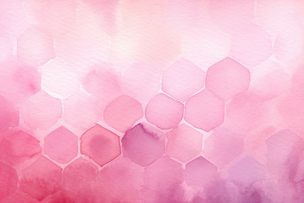 Pink hexagon backgrounds pattern texture.