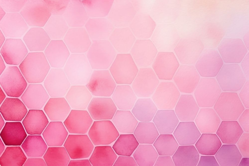 Pink hexagon backgrounds honeycomb pattern.
