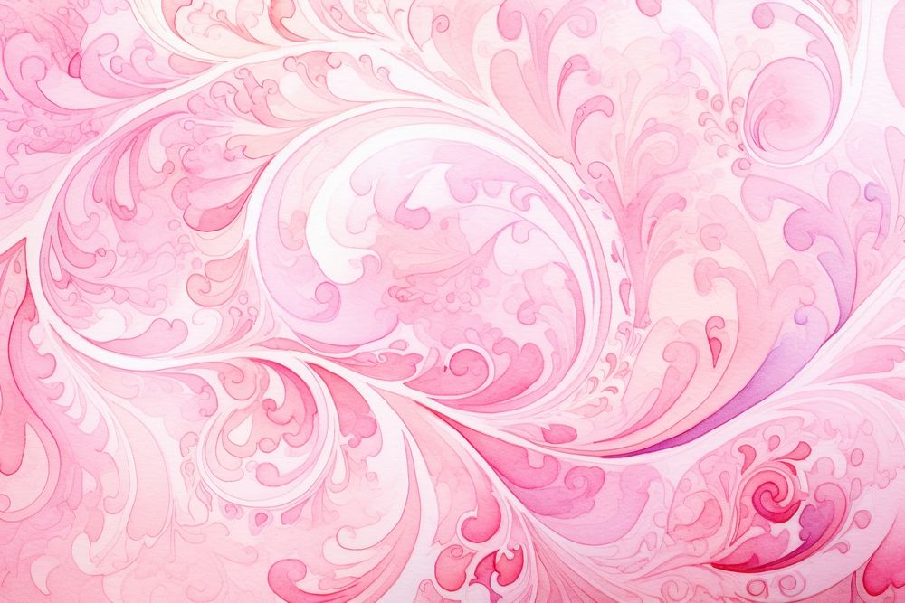 Pink paisley backgrounds pattern creativity.
