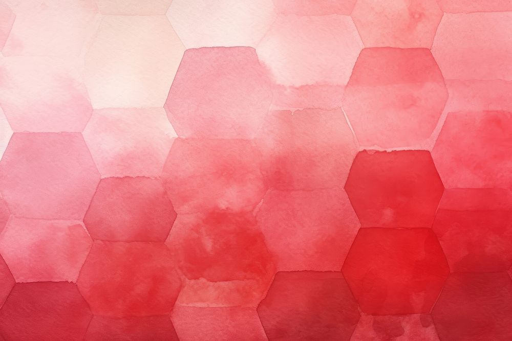 Red hexagon backgrounds pattern texture.