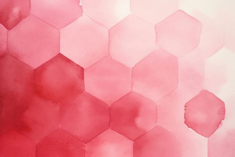 Red hexagon backgrounds pattern texture.