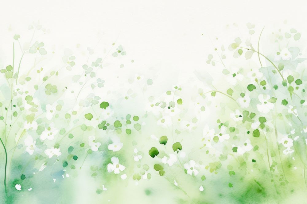 White and green wedding floral backgrounds pattern nature.