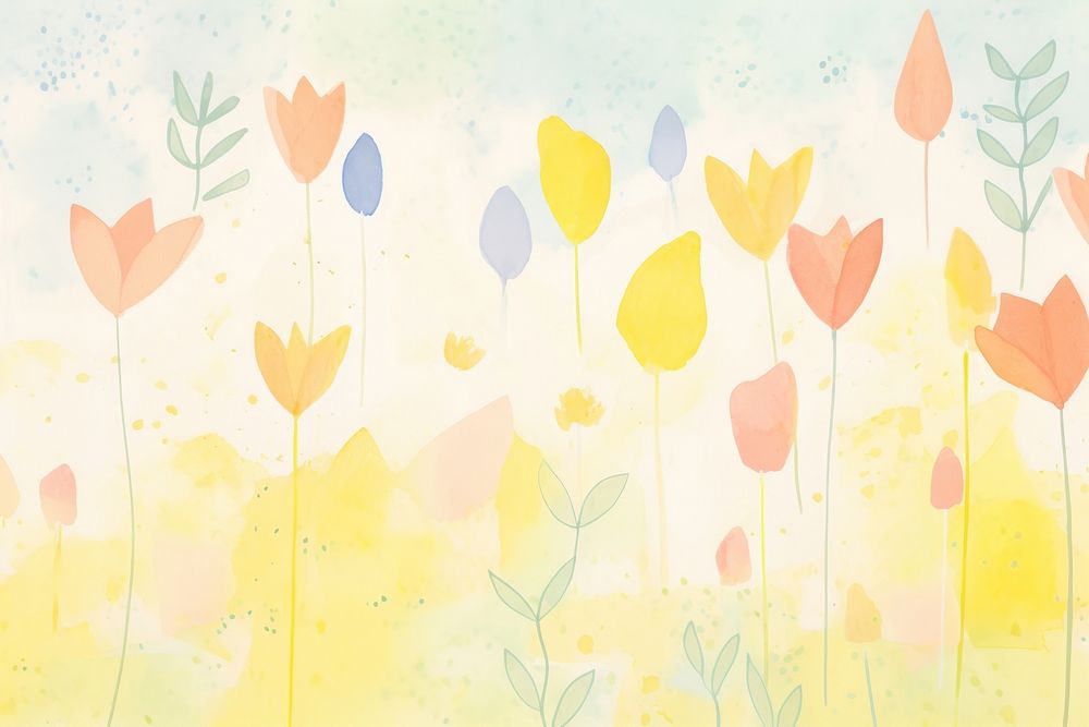 Flower memphis background backgrounds painting pattern.