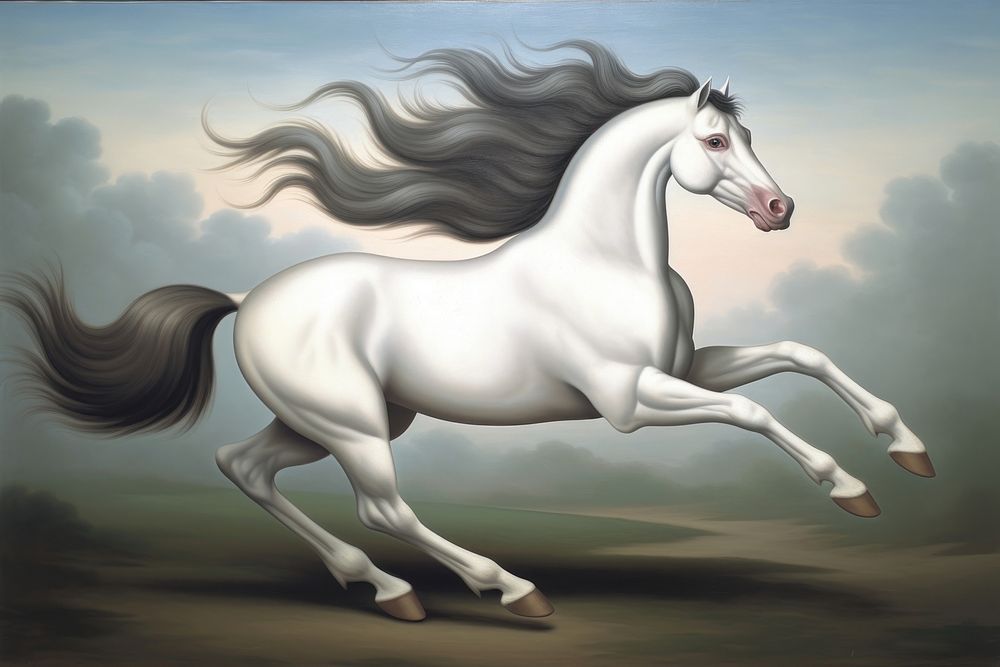 Unicorn stallion animal mammal.