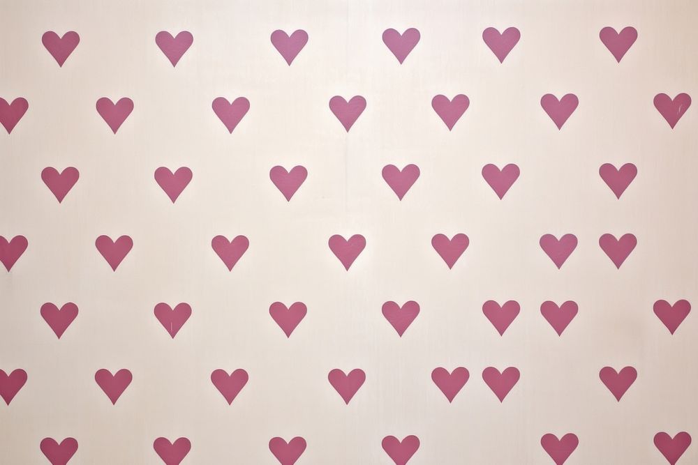 Pink heart pattern backgrounds repetition wallpaper.