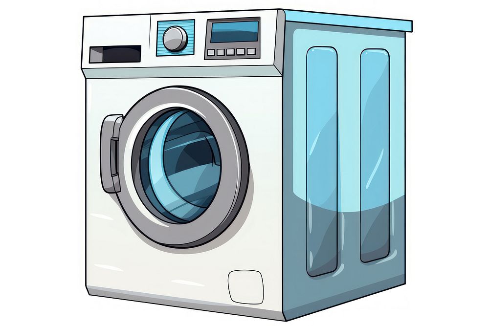 Washing machine appliance dryer shape.