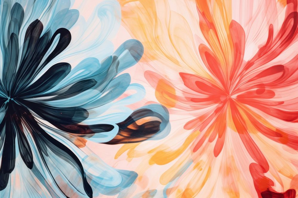 Flower backgrounds abstract painting.