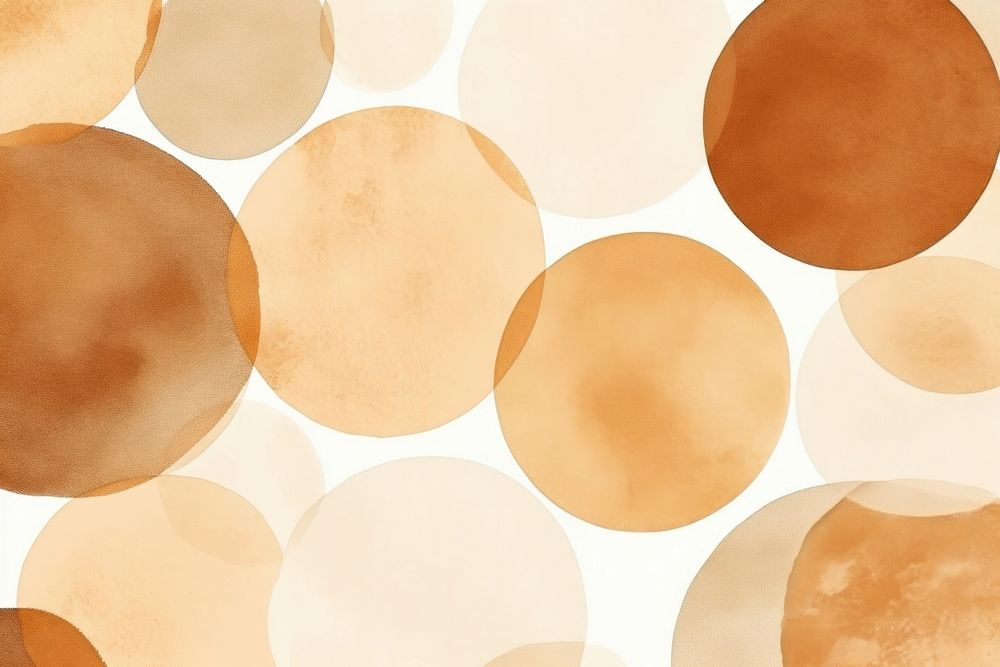 Brown circles backgrounds abstract shape.