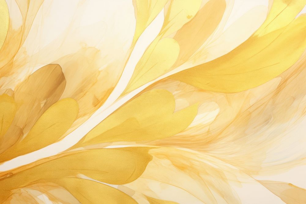 Gold leaves backgrounds abstract pattern.