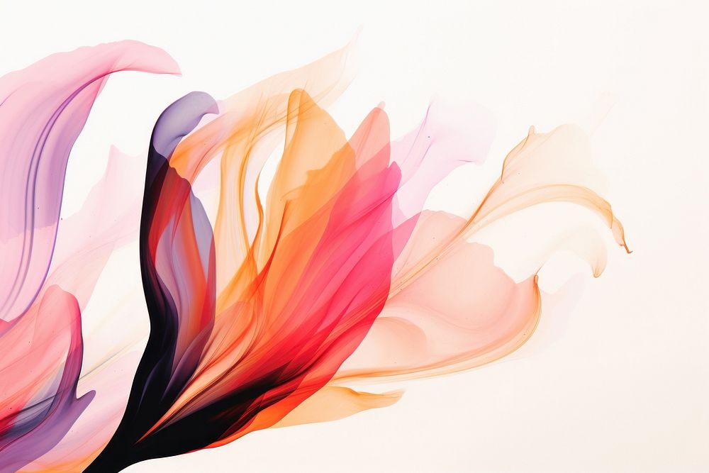 Abstract tulip backgrounds abstract painting.