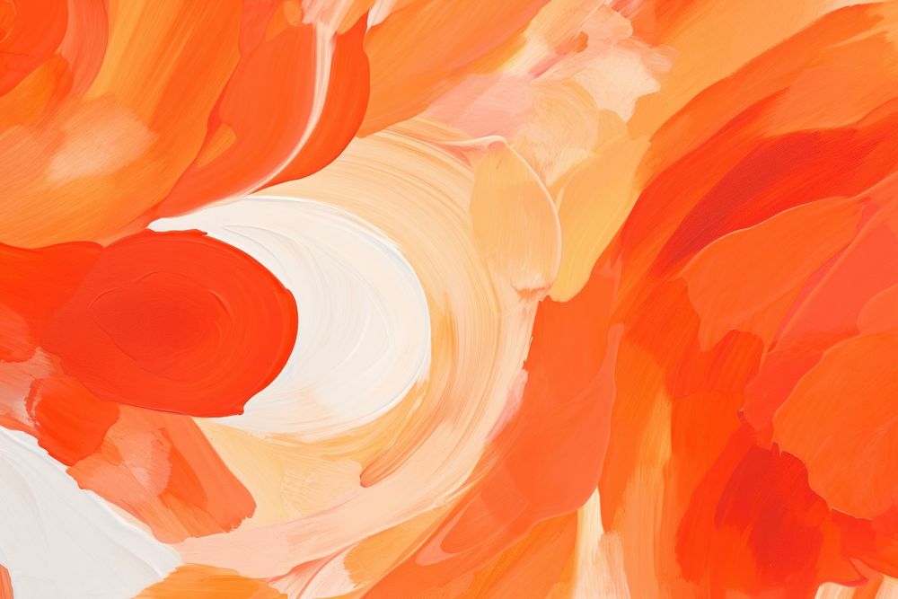 Poppy red orange backgrounds abstract painting.