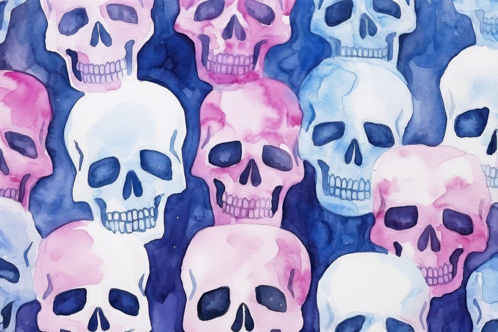 Skulls backgrounds art creativity.