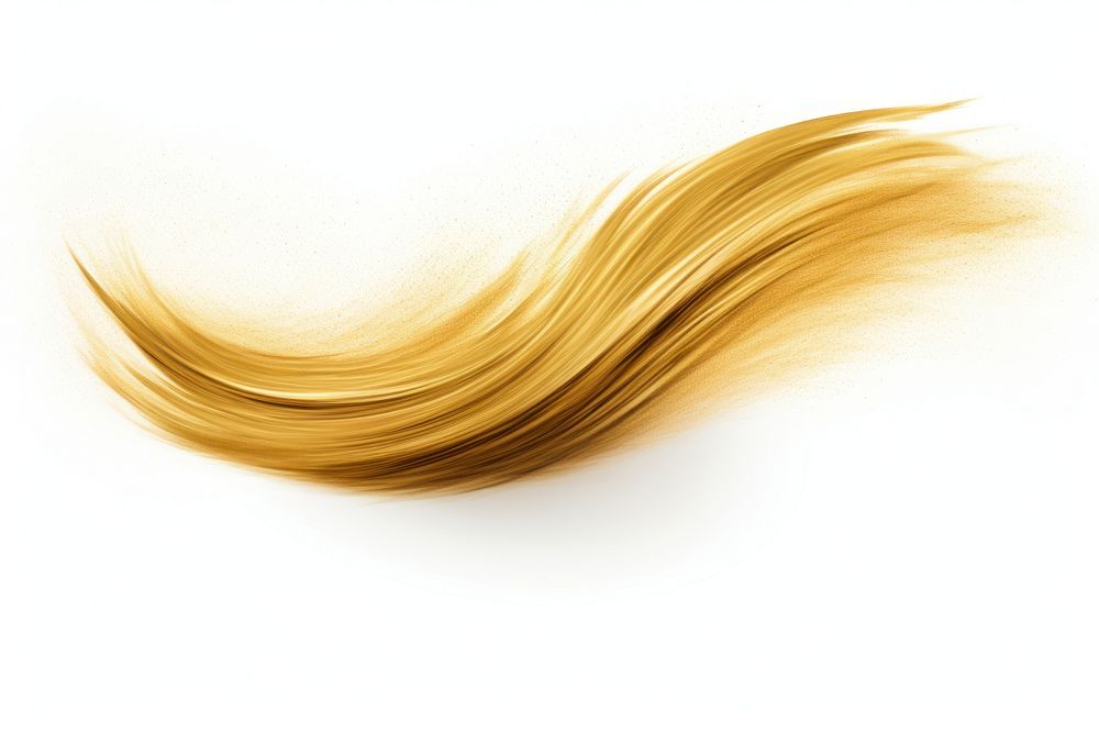 Golden white background hairstyle abstract.