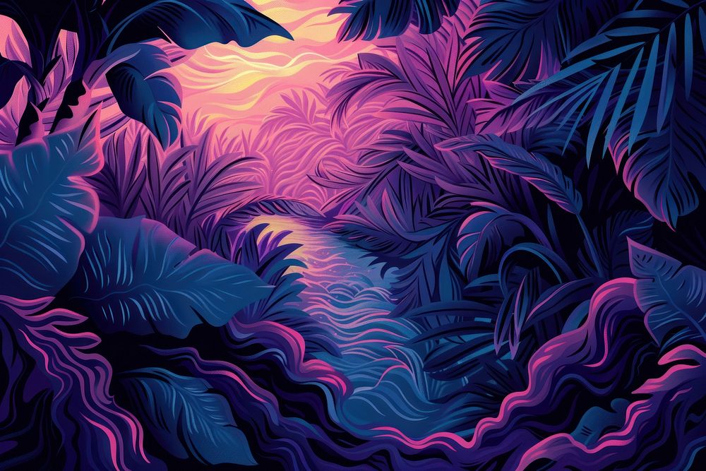 Deep Jungle backgrounds outdoors graphics.