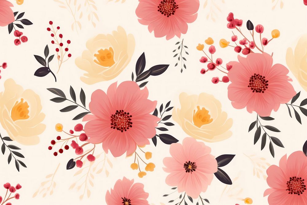 Colorful abstract flowers bouquet backgrounds pattern petal.