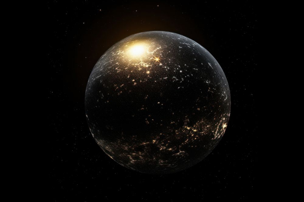 Pluto planet astronomy light space.