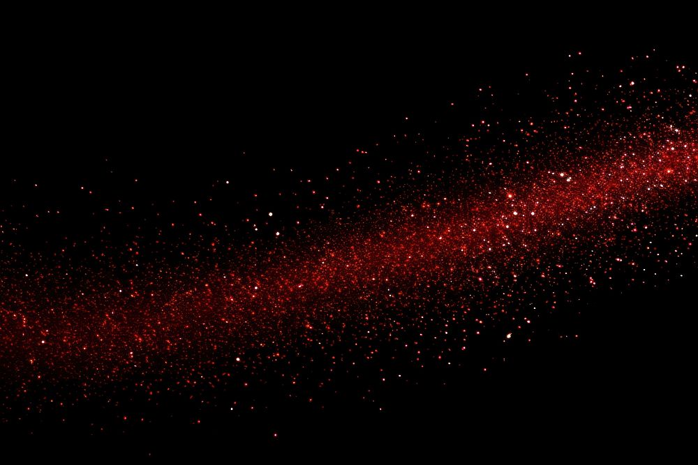Red Fairy dust backgrounds night space.