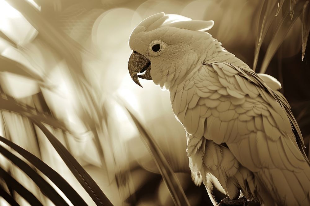 Parrot cockatoo animal bird.