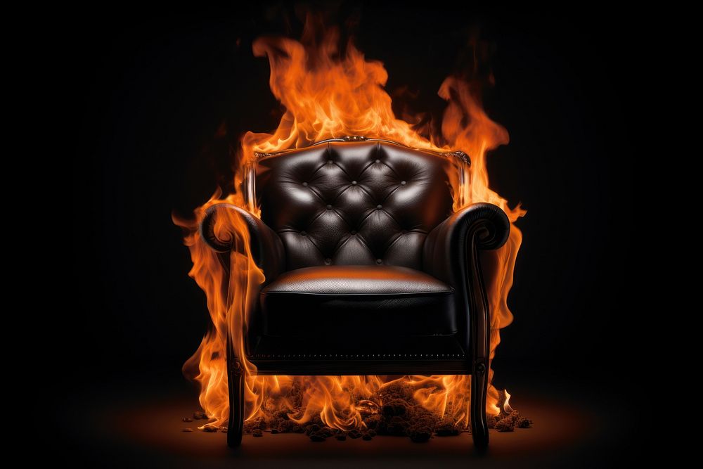 Chair fire fireplace furniture.