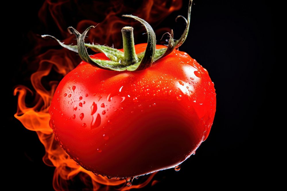 Tomato plant food fire.