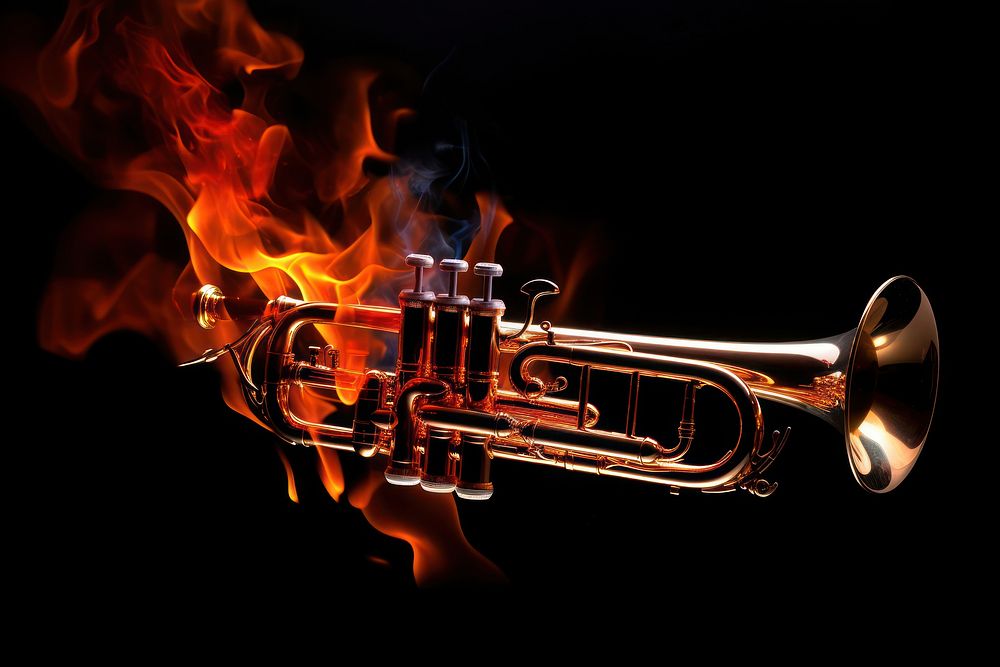 Trumpet fire flame horn.