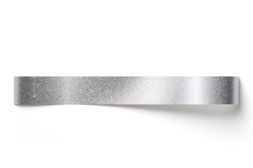 Aluminium glitter adhesive strip white background accessories rectangle.