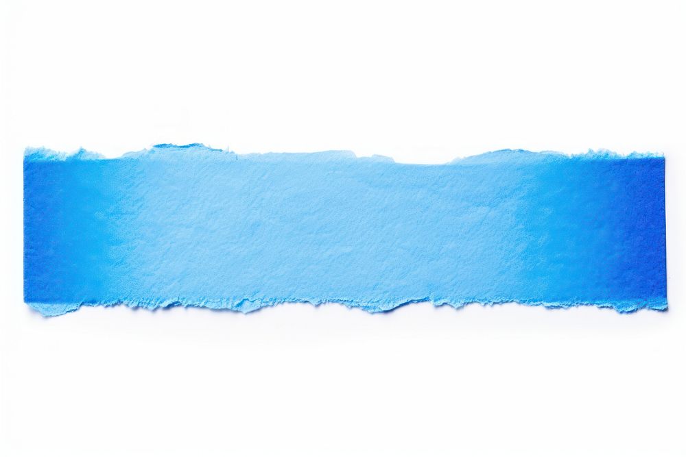 Blue adhesive strip backgrounds paper white background.