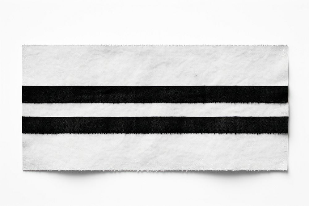 Black and white line pattern adhesive strip white background creativity monochrome.