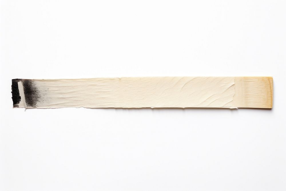 Brush adhesive strip white background rectangle panoramic.