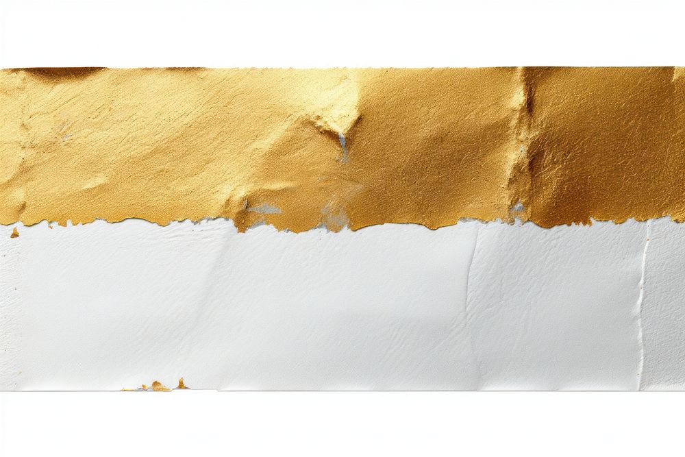 Gold and sliver line pattern adhesive strip backgrounds paper white background.