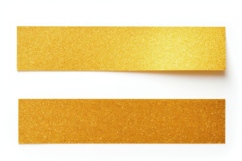 Gold foil glitter adhesive strip backgrounds white background rectangle.