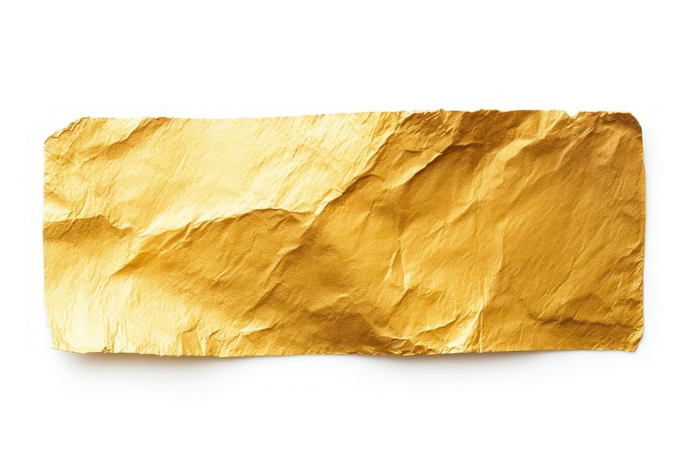 Gold foil adhesive strip backgrounds rough paper.